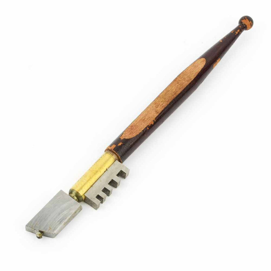 Diamond Tip Glass and Mirror Cutter Blade Tool for Scoring Glass with Snapping Attachment
