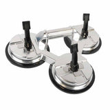 Glass Suction Cup Lifter for Installation  - 4.5 Inch Diameter, 3 Inch Jaw - Works with Windows, Glass Table, Ceramic Tile, Paving Stone