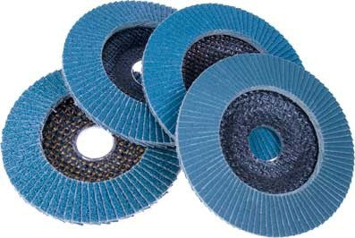 Blue Zirconia 4-1/2" 120 Grit Flap Flapper Grinding Sanding Wheels Discs - tool