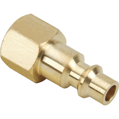 Brass Quick Connect 1/4" NPT Female Plug (M-Style ) - Air Tool Fitting - tool
