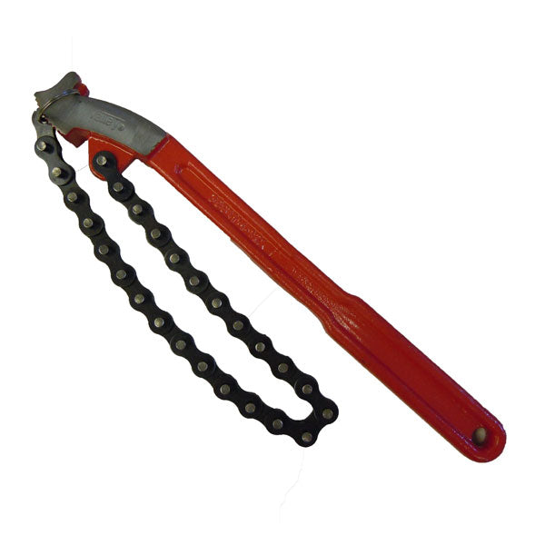 12" Ratcheting Ratchet Large Steel Chain Link Grip Pipe Wrench Plumbing Tool
