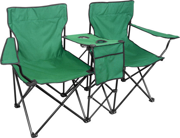 Double Dual Folding Camping Chair Seat - tool