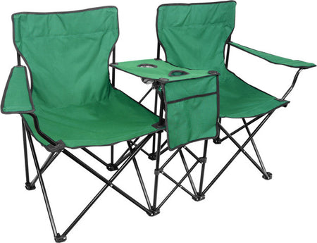 Double Dual Folding Camping Chair Seat - tool