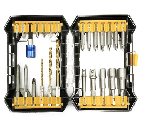 25PC Quick Change Screwdriver Drill Bit Driver Set - tool