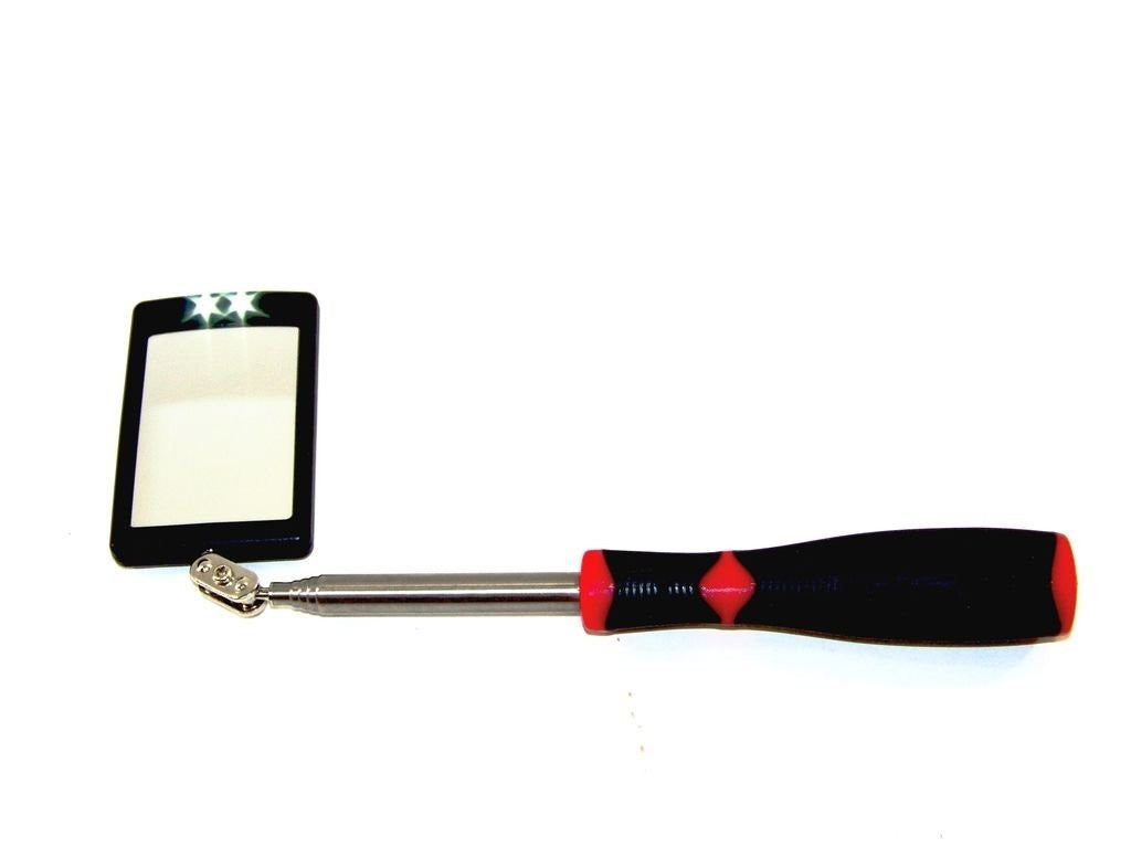 Telescopic LED Lighted Inspection Mirror Inspecting Tool - tool