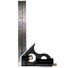 6" Small Combination Try Tri Square Sliding Ruler Angle Tool Rule - tool
