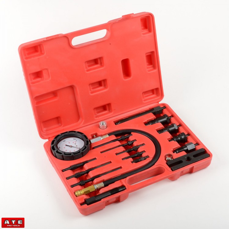 Diesel Fuel Test Injection Injector Pressure Tester Testing Line Injecter Tool Kit Set