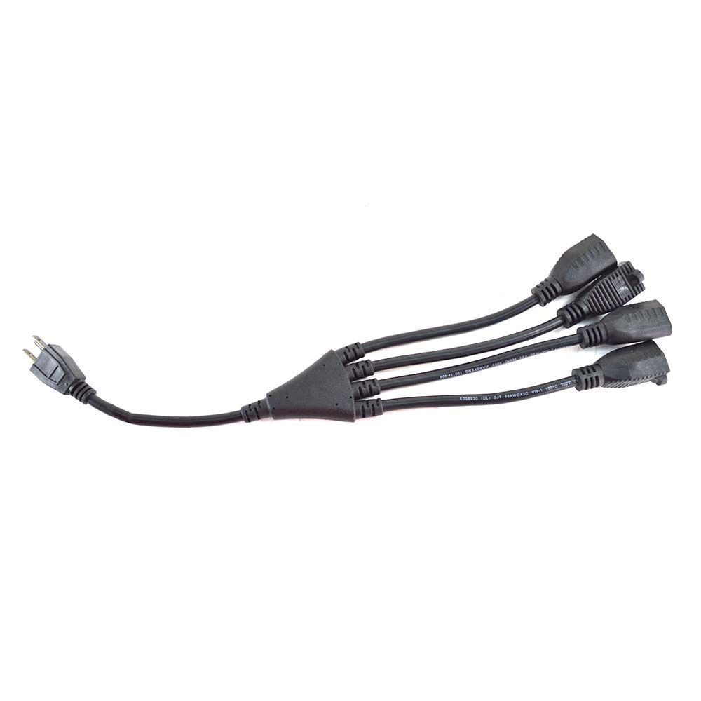 4 Way Electric Electrical Cord Splitter Adaptor 110 120 V Volt - tool