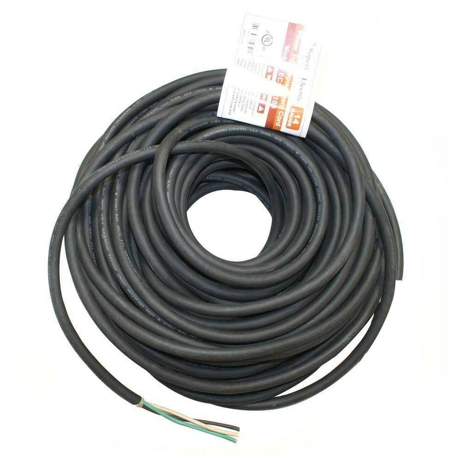 100 Feet 14 Gauge 3 Wire 125 Volt Bulk Electric Electrical Cord Wire - tool
