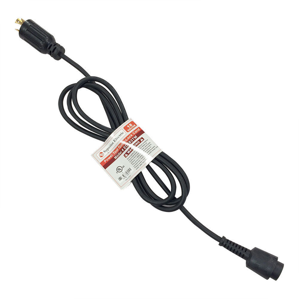 Twist Lock 8 Feet Replacement Quick-Lock Cord Milwaukee 48-76-4108 - tool