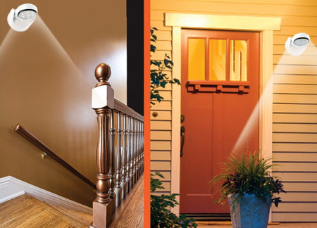 Cordless Motion Activated Security Porch Light - tool