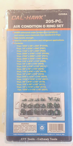 205PC Air Conditioning Green Oring O Ring Assortment