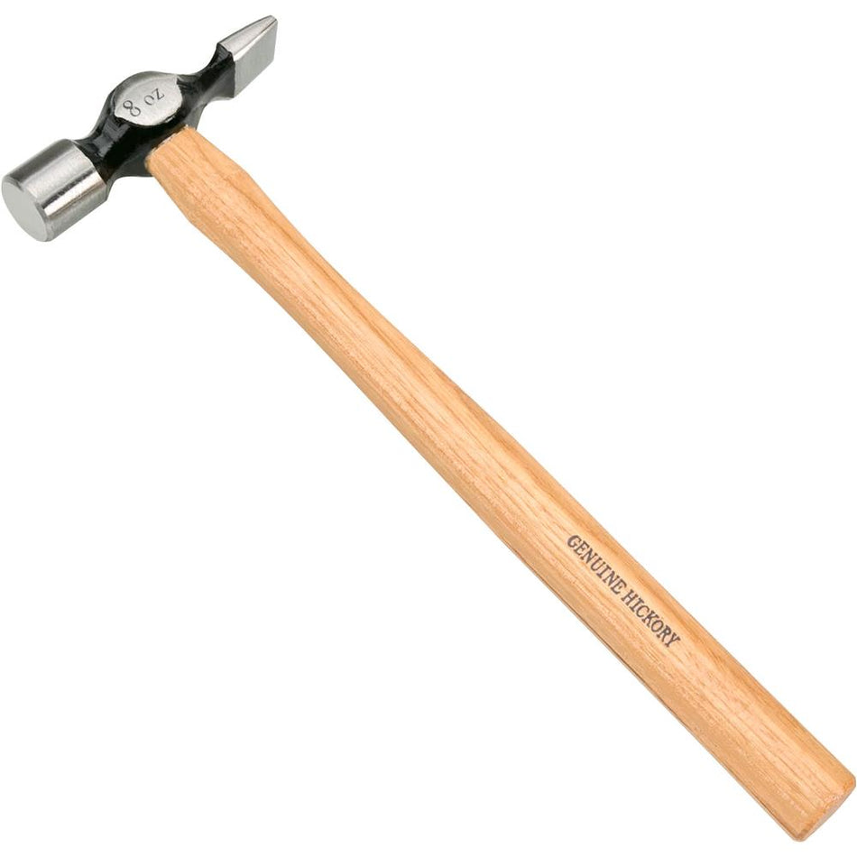 8 Ounce Cross Peen Hammer Steel Carpenter Blacksmith Wood Handle