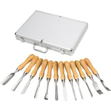 12 Piece Professional HSS High Speed Wood Lathe Chisel Turning Tool