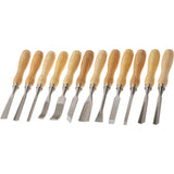 12 Piece Professional HSS High Speed Wood Lathe Chisel Turning Tool