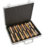 12 Piece Professional HSS High Speed Wood Lathe Chisel Turning Tool