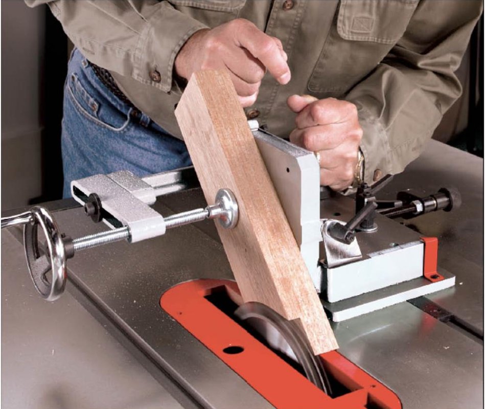 Tenoning Jig for Table Saws - tool