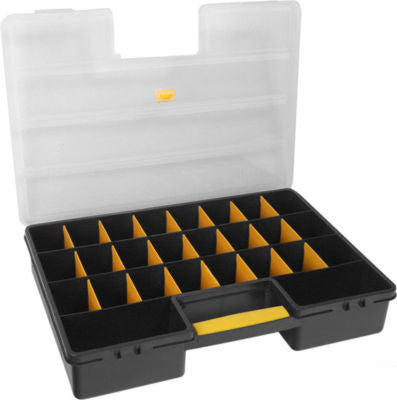 Divided Organizer Tray Bin Case for Small Parts - tool