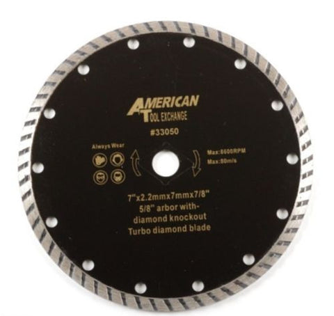 7 " Inch Wet Dry Turbo Diamond Tile Cutting Saw Blade - tool