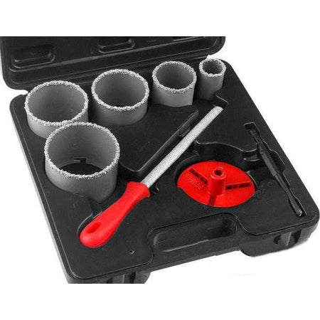 Carbide Grit Hole Saw Kit - tool