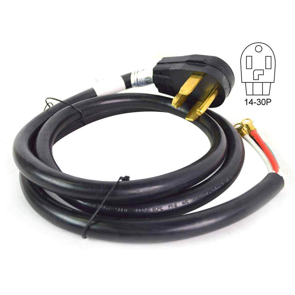 Replacement 4-Wire 30 Amp Dryer Electric Cord Wire Plug - tool