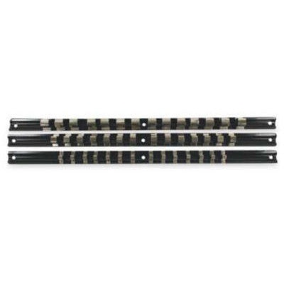 1/4" 3/8" 1/2" Socket Clip Organizer Holder Rack Rail - tool