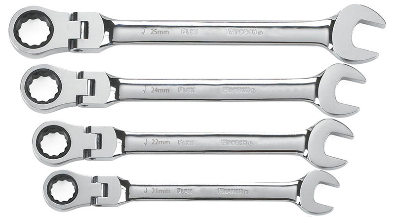 Metric Jumbo Ratchet Wrench Set