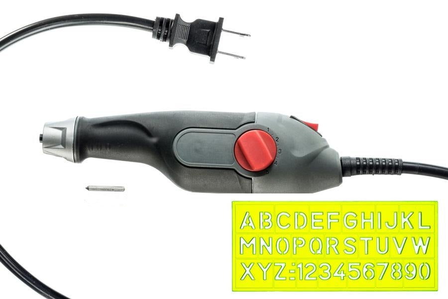 Electric Engraver Pen with Stencils