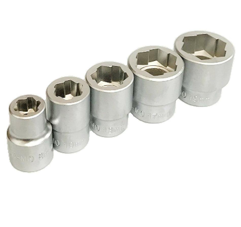 5 Piece 3/8" Drive Impact Bolt Stud Extractor Set
