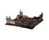 Medieval Dragon Fantasy Chess Board Game Set 3D Castle Platform Metal Pewter