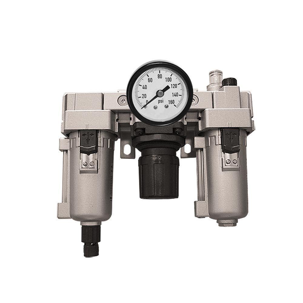 3/8" NPT Air Control Filter Regulator Oiler Unit - tool