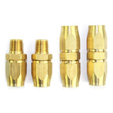 3/8" HU Tubing Hose Reusable End Brass Compression Fitting Kit - tool
