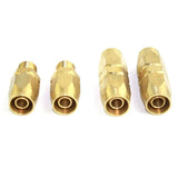 3/8" HU Tubing Hose Reusable End Brass Compression Fitting Kit - tool