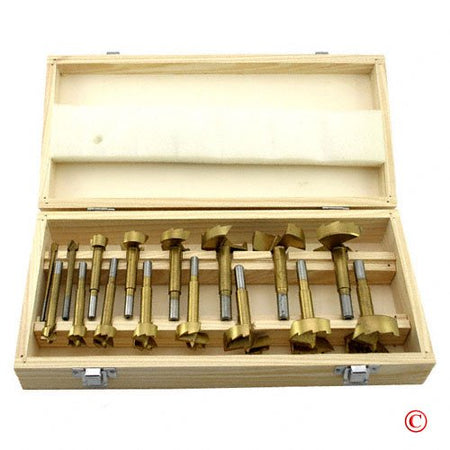 16 PC Titanium Forstner Bit Wood Drilling Bit Set - tool