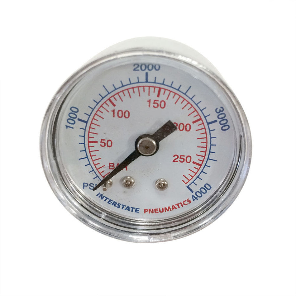 1-1/2" 1/8" NPT Thread Mini Rear Mount Pressure Gauge Gage - tool