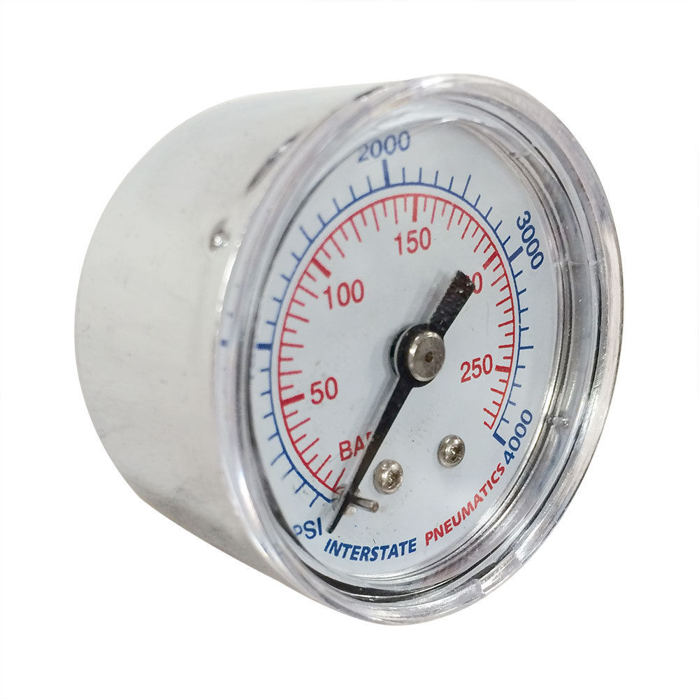 1-1/2" 1/8" NPT Thread Mini Rear Mount Pressure Gauge Gage - tool