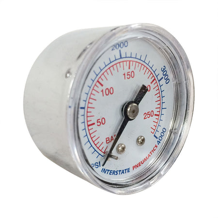 1-1/2" 1/8" NPT Thread Mini Rear Mount Pressure Gauge Gage - tool