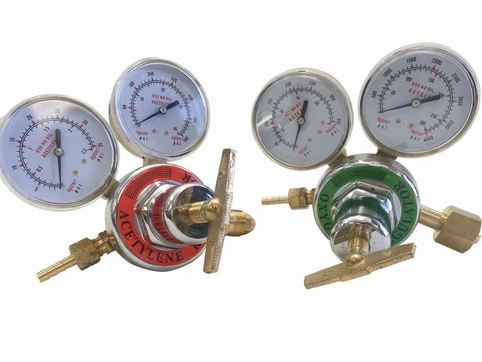 Replacement Regulator Gauge Set For Victor Type Gas Welder - tool
