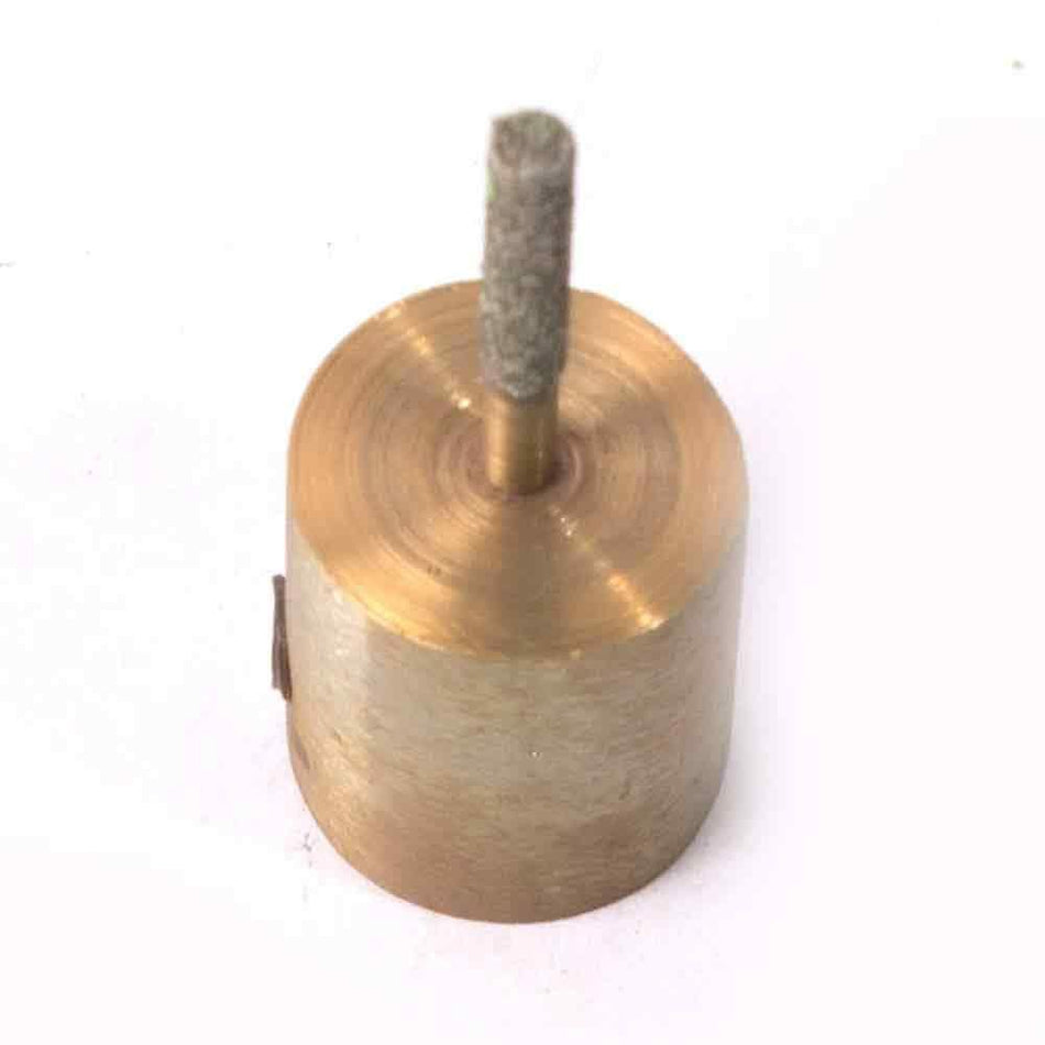 120 Grit x 1/8" Diamond Grinding Bit for Glass, Tile, Stained Glass, Stone - Universal Arbor and Set Screw Design
