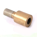 100 Grit x 3/8" Diamond Grinding Bit for Glass, Tile, Stained Glass, Stone - Universal Arbor and Set Screw Design