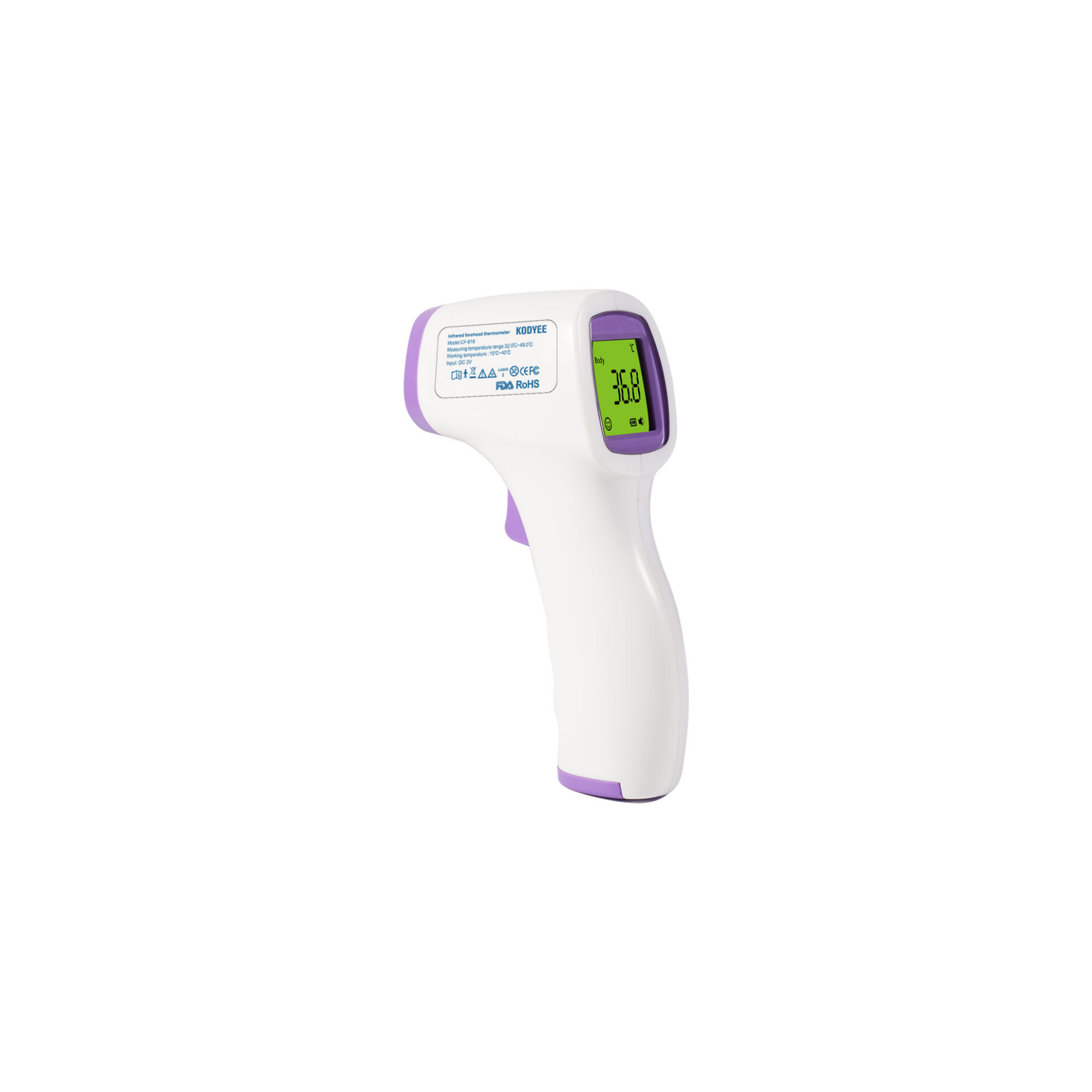 Digital Non No Touch Thermometer Infared IR Laser Temperature Reader G ...