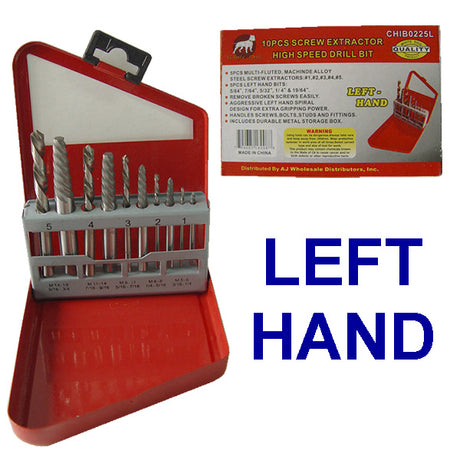 Easy Out Drill Bit Screw Extractor Tool Set - tool