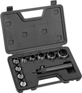 Hand Hollow Hole Puncher Punching Cutting Cutter Tool Die Set Kit Gasket Leather - tool