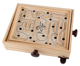 Large Wooden Labyrinth Marble Ball Maze Board Game - tool