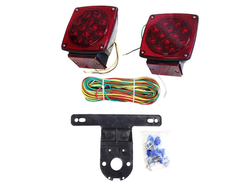 Submersible Underwater Led Tail Rear Waterproof Lights Kit for Car Trailer Boat - tool