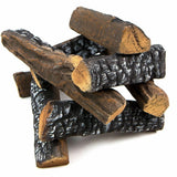 Replacement Fake Ceramic Log Set for Fireplace Fire Pit - tool