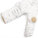 White Modern Fake Fireplace Fire Log Set
