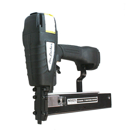16 GA Air Powered Wide Crown Sheathing Insulation Stapler - tool