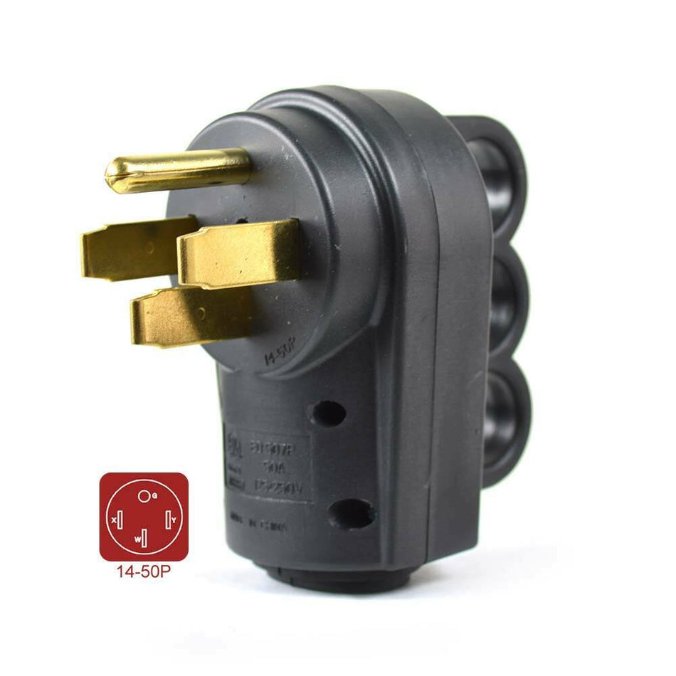 50 AMP RV Plug NEMA 14-50P with Pull Handle - tool
