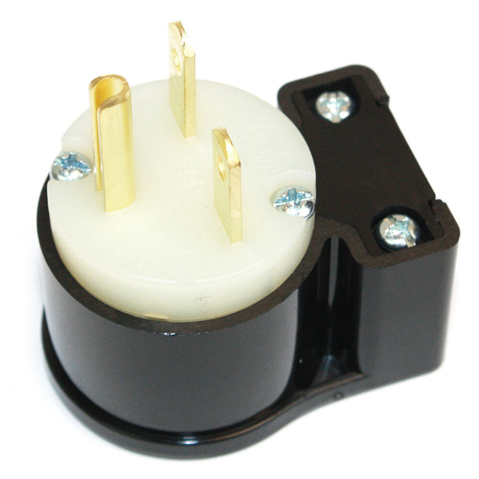 NEMA 6-15P 15A 250V 3W Heavy Duty Male Straight Blade Industrial Electric Plug End